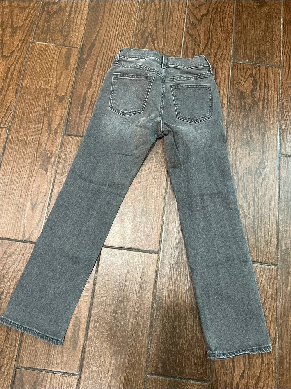 Old Navy Boys Straight Leg Denim Jeans - Dark Blue and Gray Jeans